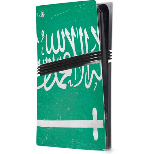 Saudi Arabia Flag Distressed PlayStation PS5 Skins