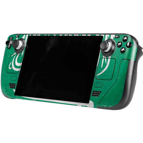 Saudi Arabia Flag Distressed Steam Deck Handheld Gaming Computer OLED Skin