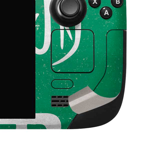 Saudi Arabia Flag Distressed Steam Deck Handheld Gaming Computer OLED Skin