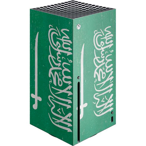 Saudi Arabia Flag Distressed Xbox Series X Skins