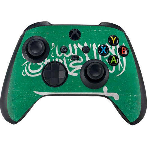 Saudi Arabia Flag Distressed Xbox Series X Skins