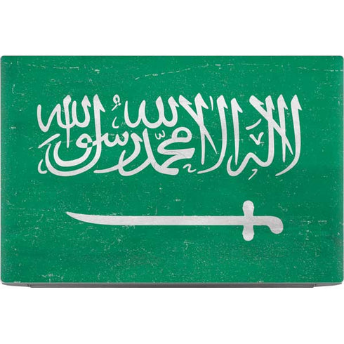 Saudi Arabia Flag Distressed Dell XPS Skin