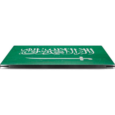 Saudi Arabia Flag Distressed Dell XPS Skin