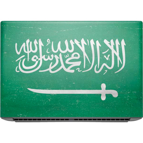 Saudi Arabia Flag Distressed HP ZBook Fury 16 G10 Skin
