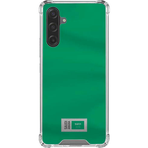 Saudi Arabia Soccer Flag Galaxy A17 Clear Case