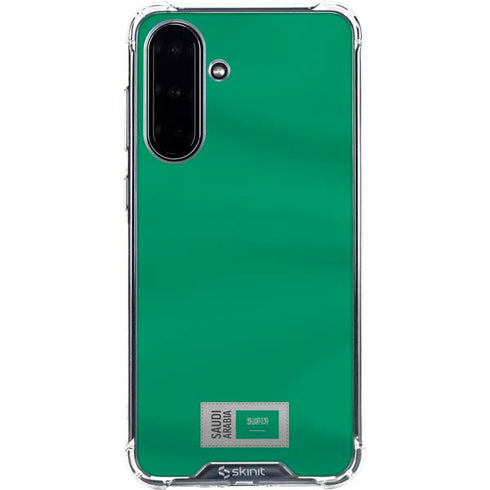 Saudi Arabia Soccer Flag Galaxy A36 5G Clear Case
