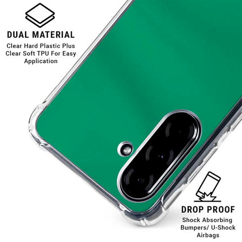 Saudi Arabia Soccer Flag Galaxy A36 5G Clear Case