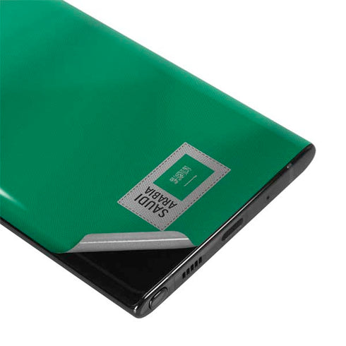 Saudi Arabia Soccer Flag Galaxy Note 10 Plus Skin