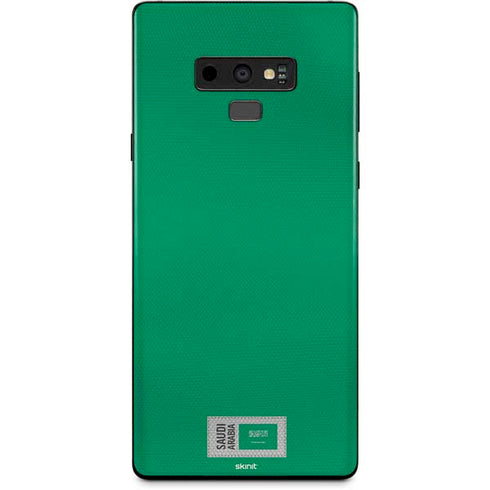 Saudi Arabia Soccer Flag Galaxy Note 9 Skin
