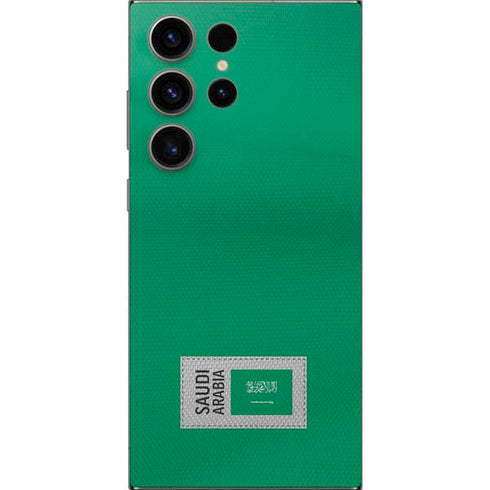Saudi Arabia Soccer Flag Galaxy S25 Ultra Skin