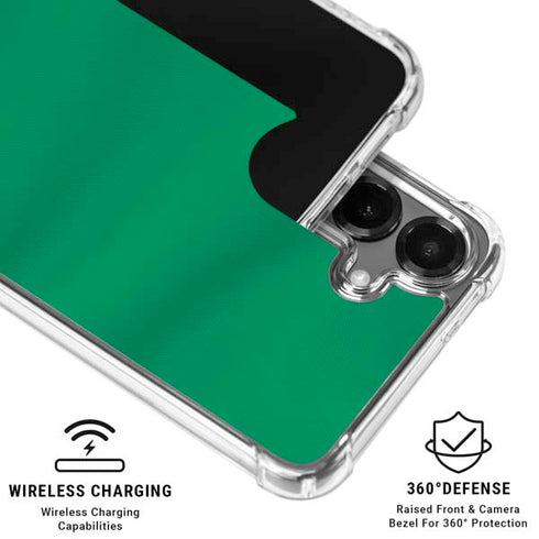 Saudi Arabia Soccer Flag Galaxy S26 Clear Case