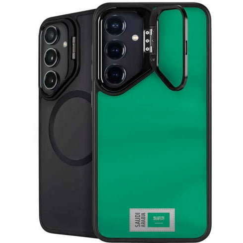 Saudi Arabia Soccer Flag Galaxy S26 Kickstand Case