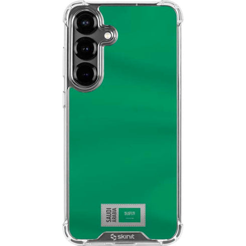 Saudi Arabia Soccer Flag Galaxy S26 Plus Clear Case
