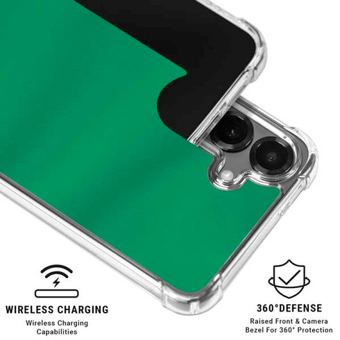 Saudi Arabia Soccer Flag Galaxy S26 Plus Clear Case