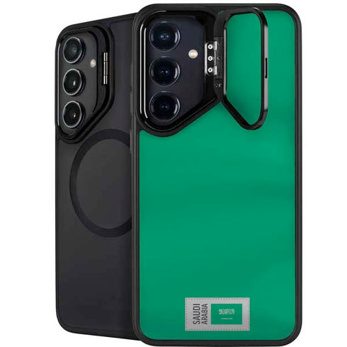 Saudi Arabia Soccer Flag Galaxy S26 Plus Kickstand Case