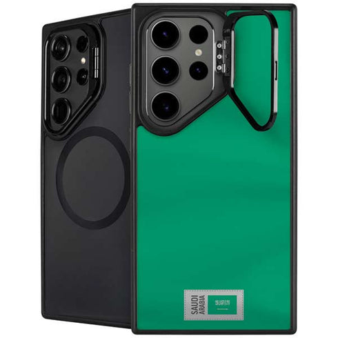 Saudi Arabia Soccer Flag Galaxy S26 Ultra Kickstand Case