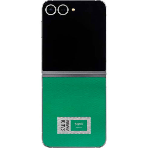 Saudi Arabia Soccer Flag Galaxy Z Flip6 Skin