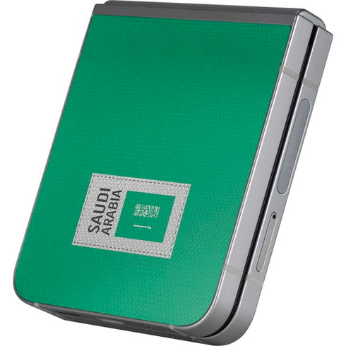 Saudi Arabia Soccer Flag Galaxy Z Flip6 Skin