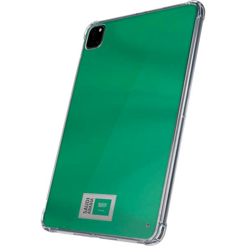 Saudi Arabia Soccer Flag iPad Pro 11in (2024) Clear Case