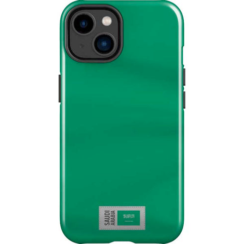 Saudi Arabia Soccer Flag iPhone 15 Impact Case