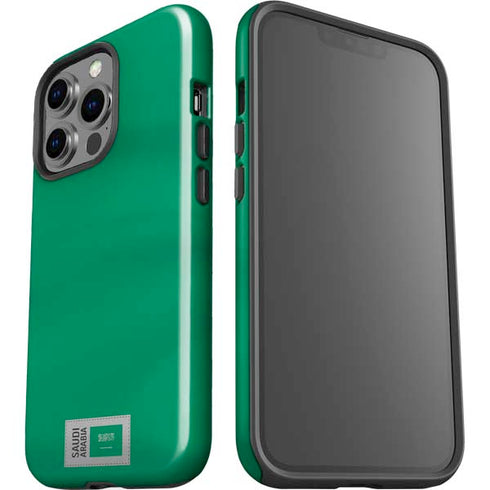 Saudi Arabia Soccer Flag iPhone 15 Pro Impact Case