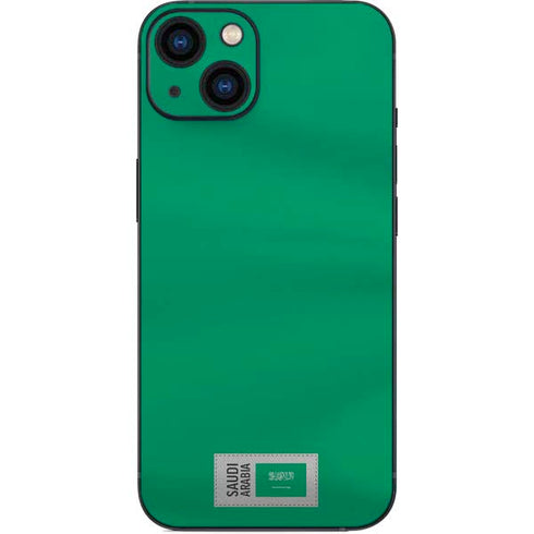 Saudi Arabia Soccer Flag iPhone 15 Skin