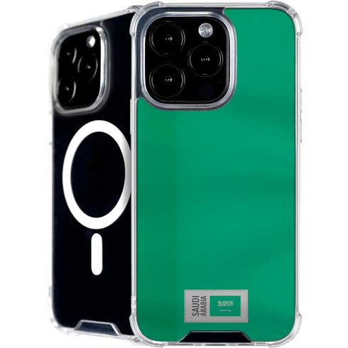 Saudi Arabia Soccer Flag iPhone 16 Pro MagSafe Case