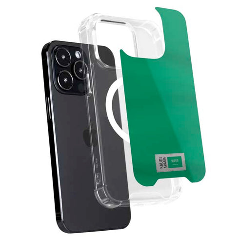 Saudi Arabia Soccer Flag iPhone 16 Pro Max MagSafe Case