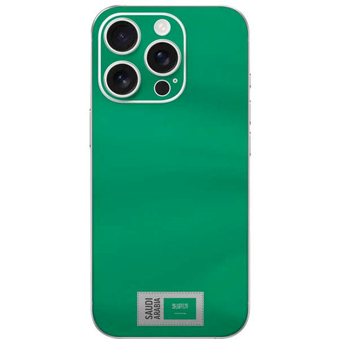 Saudi Arabia Soccer Flag iPhone 16 Pro Skin