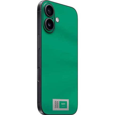 Saudi Arabia Soccer Flag iPhone 16 Skin