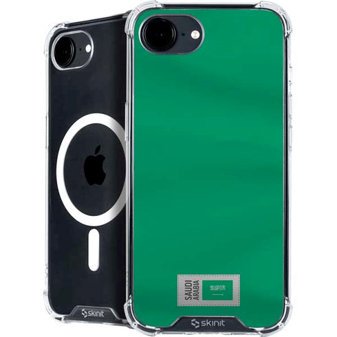 Saudi Arabia Soccer Flag iPhone 16e MagSafe Case