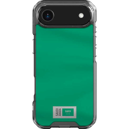 Saudi Arabia Soccer Flag iPhone 17 Air Clear Case