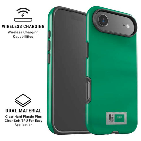 Saudi Arabia Soccer Flag iPhone 17 Air Magsafe Impact Case