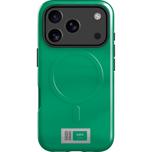 Saudi Arabia Soccer Flag iPhone 17 Pro Magsafe Impact Case