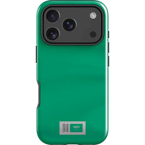 Saudi Arabia Soccer Flag iPhone 17 Pro Max Impact Case