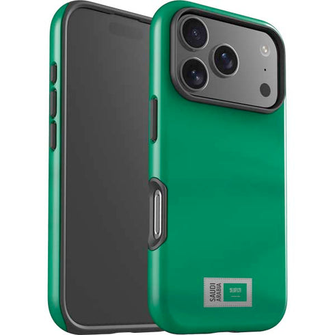 Saudi Arabia Soccer Flag iPhone 17 Pro Max Impact Case
