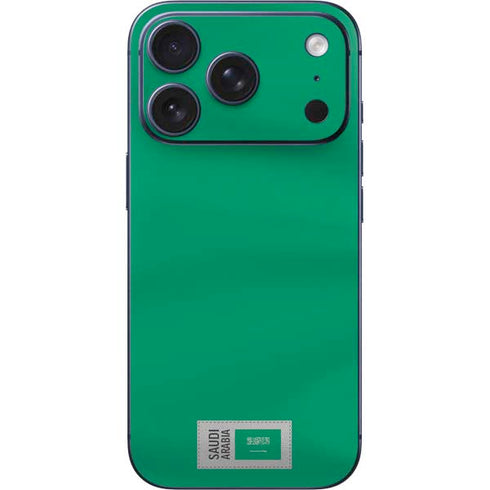Saudi Arabia Soccer Flag iPhone 17 Pro Skin