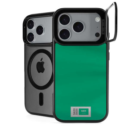 Saudi Arabia Soccer Flag iPhone 18 Pro Kickstand Case