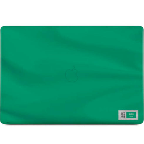 Saudi Arabia Soccer Flag MacBook Skins