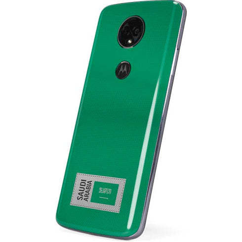 Saudi Arabia Soccer Flag Moto E5 Plus Skin
