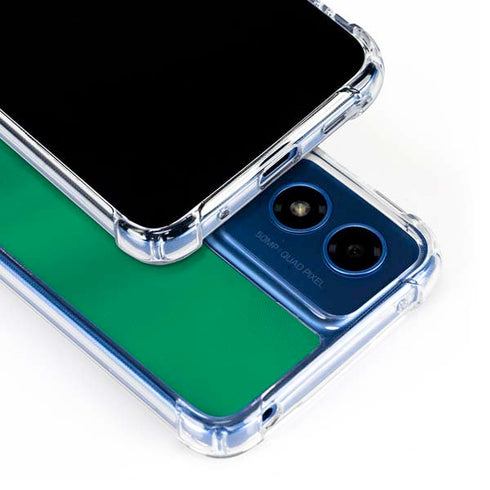 Saudi Arabia Soccer Flag Moto G Play 4G (2024) Clear Case
