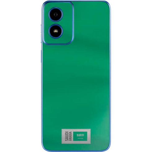 Saudi Arabia Soccer Flag Moto G Play 4G (2024) Skin