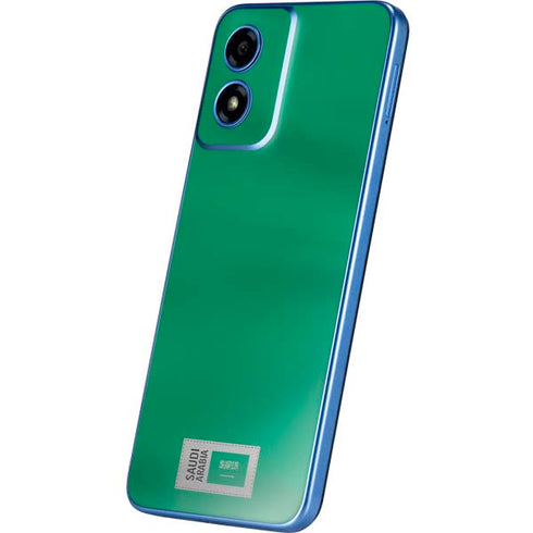 Saudi Arabia Soccer Flag Moto G Play 4G (2024) Skin