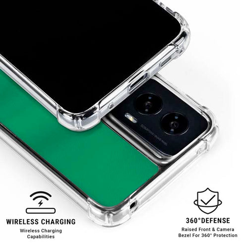 Saudi Arabia Soccer Flag Moto G Power 5G (2024) Clear Case