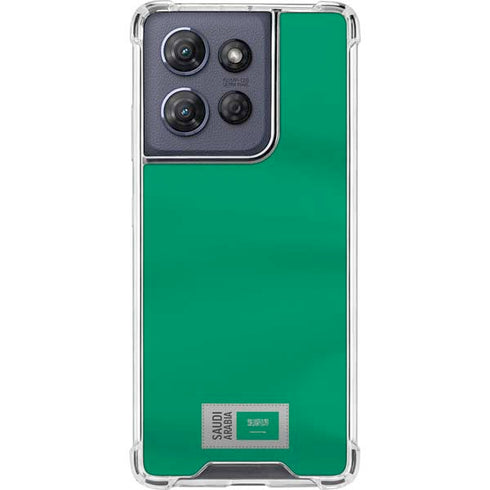 Saudi Arabia Soccer Flag Moto G Stylus 5G (2025) Clear Case
