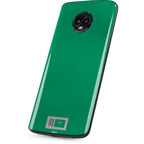 Saudi Arabia Soccer Flag Moto G6 Skin
