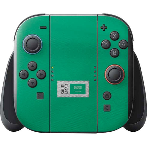Saudi Arabia Soccer Flag Nintendo Switch 2 (2025) with Joy-Con Skin