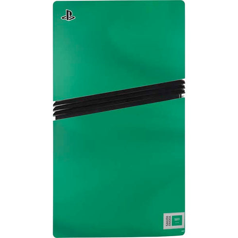 Saudi Arabia Soccer Flag PS5 Pro Disk Bundle Skin