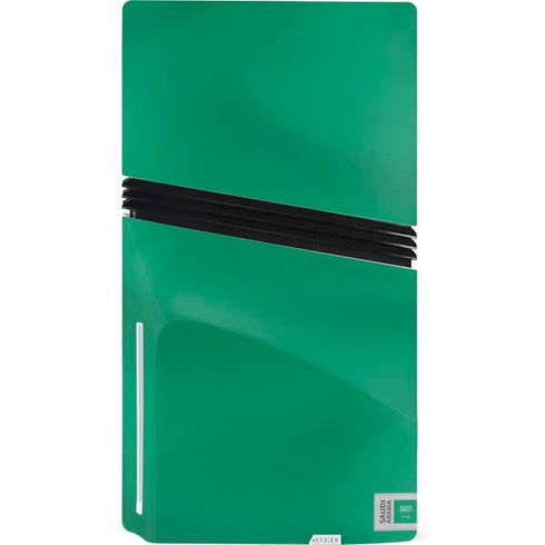 Saudi Arabia Soccer Flag PS5 Pro Disk Bundle Skin