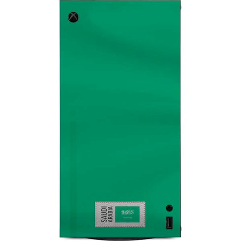 Saudi Arabia Soccer Flag XBox Series X Digital Edition Console Skin